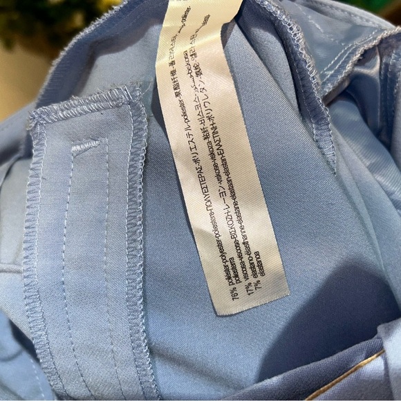 Zara - Light Blue High-Waisted Belted Trousers - Picture 5 of 5